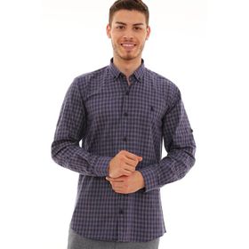 Dewberry G724 Lacivert Kahve Erkek Gömlek