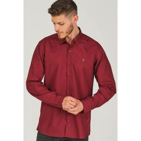 Dewberry G725 Koyu Bordo Erkek Gömlek