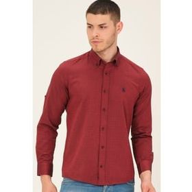 Dewberry G765 Bordo Erkek Gömlek