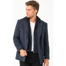 Dewberry K7532 Diagonal Lacivert Erkek Kaban