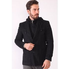 Dewberry K7535 Siyah Ekose Erkek Kaban