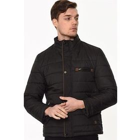 Dewberry M8625 Koyu Siyah Erkek Mont