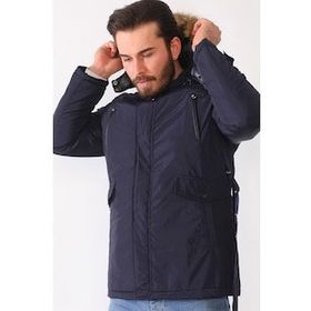 Dewberry M8633 Lacivert Erkek Mont