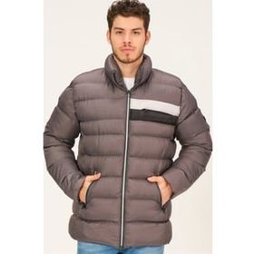 Dewberry M8650 Açık Antrasit Erkek Puffer Mont