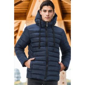 Dewberry M8658 Koyu Lacivert Erkek Mont