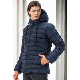Dewberry M8658 Koyu Lacivert Erkek Mont