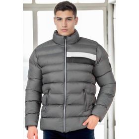 Dewberry M9650 Puffer Gri Erkek Mont