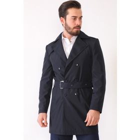 Dewberry P8321 Lacivert Erkek Pardesü