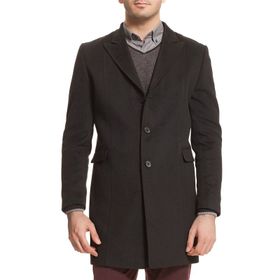 Dewberry PLT4060 Siyah Erkek Palto