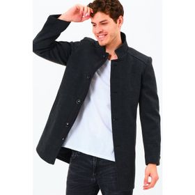 Dewberry Plt8327 Antrasit Desenli Erkek Palto