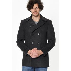Dewberry PLT8329 Antrasit Erkek Palto