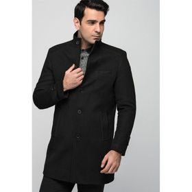 Dewberry PLT8333 Siyah Erkek Palto