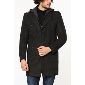 Dewberry Plt8334 Antrasit Erkek Palto