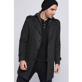 Dewberry Plt8334 Antrasit Erkek Palto