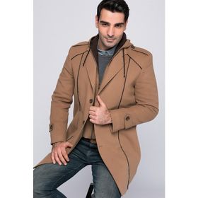Dewberry Plt8334 Camel Erkek Palto