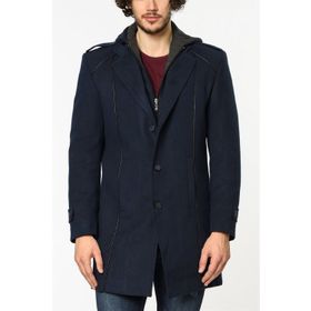 Dewberry Plt8334 Lacivert Erkek Palto
