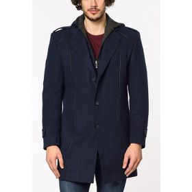 Dewberry Plt8334 Lacivert Erkek Palto