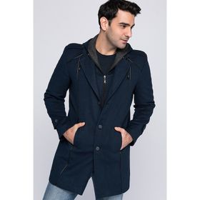 Dewberry Plt8334 Lacivert Erkek Palto