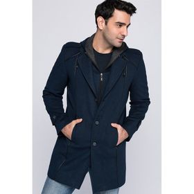 Dewberry Plt8334 Lacivert Erkek Palto