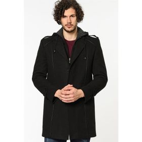 Dewberry PLT8334 Siyah Erkek Palto