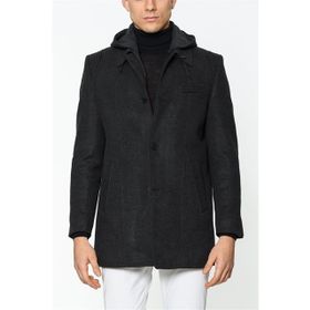 Dewberry Plt8335 Antrasit Erkek Palto