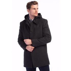 Dewberry Plt8335 Antrasit Erkek Palto