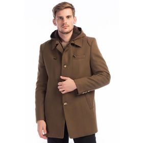 Dewberry Plt8335 Camel Erkek Palto
