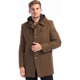 Dewberry Plt8335 Camel Erkek Palto