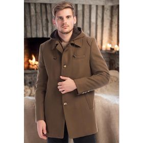 Dewberry Plt8335 Camel Erkek Palto