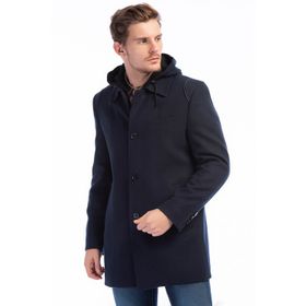 Dewberry PLT8335 Lacivert Erkek Palto