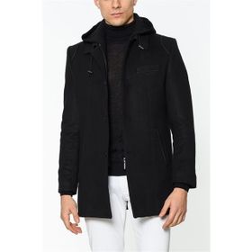 Dewberry Plt8335 Siyah Erkek Palto