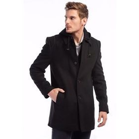 Dewberry Plt8335 Siyah Erkek Palto