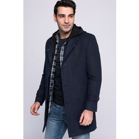 Dewberry PLT8336 Lacivert Erkek Palto