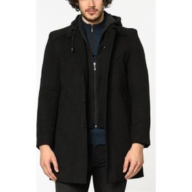 Dewberry PLT8339 Siyah Erkek Palto