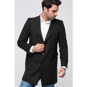 Dewberry PLT8343 Siyah Erkek Palto