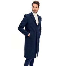 Dewberry PLT8363 Lacivert Erkek Palto