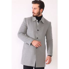 Dewberry PLT8364 Açık Gri Erkek Palto