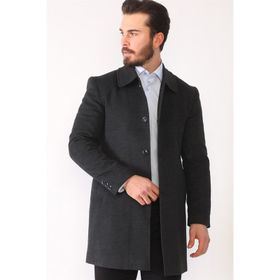 Dewberry Plt8364 Antrasit Erkek Palto