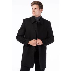 Dewberry PLT8365 Siyah Erkek Palto