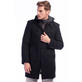 Dewberry Plt8366 Lacivert Erkek Palto