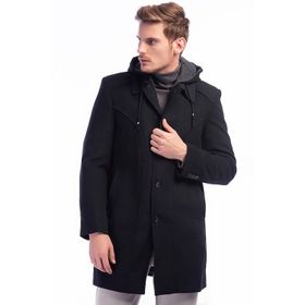 Dewberry Plt8366 Lacivert Erkek Palto