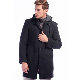 Dewberry Plt8366 Lacivert Erkek Palto