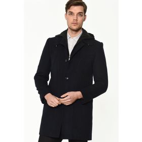 Dewberry Plt8366 Lacivert Erkek Palto