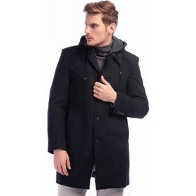Dewberry Plt8366 Lacivert Erkek Palto