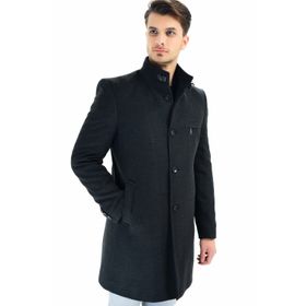 Dewberry PLT8367 Antrasit Erkek Palto