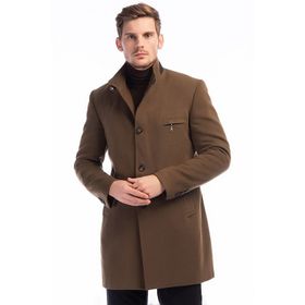 Dewberry Plt8367 Camel Erkek Palto