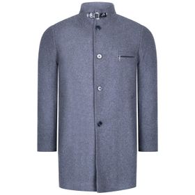 Dewberry PLT8367 Düz Gri Erkek Palto