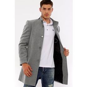 Dewberry PLT8367 Gri Erkek Palto