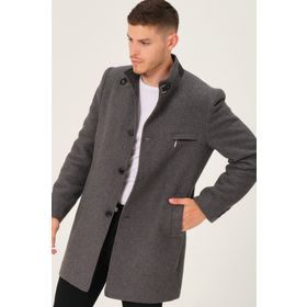 Dewberry PLT8367 Gri Erkek Palto