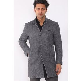 Dewberry PLT8367 Koyu Antrasit Erkek Palto